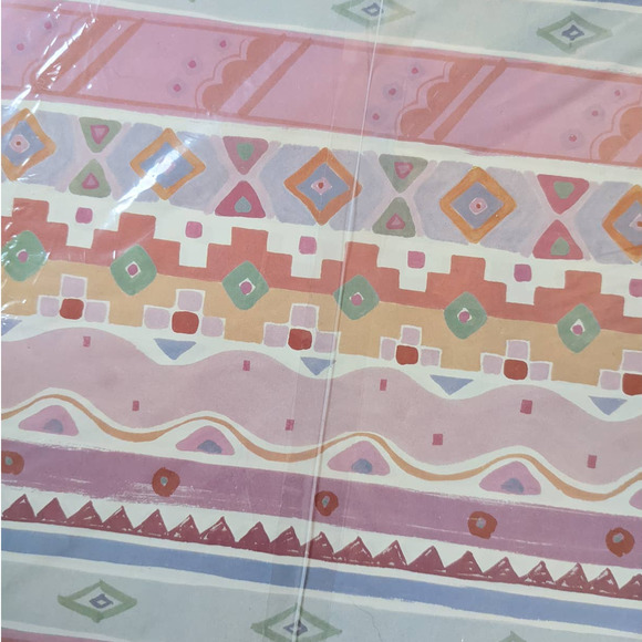 Vintage 80's Pastel Hues Southwestern Giftwrap w/ Notecards from Current UNUSED - Picture 8 of 9